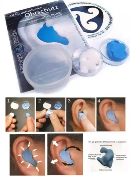 Threewaves Ohrenschutz Ear Plug SET-