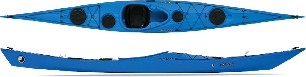 Tiderace Vortex Seekajak Tourenkajak mit Skeg-