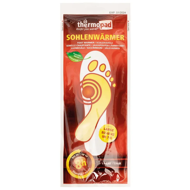 Thermopad Sohlenwärmer Taschenwärmer Set-