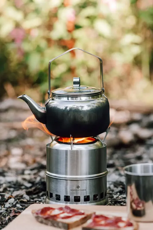 MF Outdoor-Ofen Feststoffkocher "Forest" Edelstahl-
