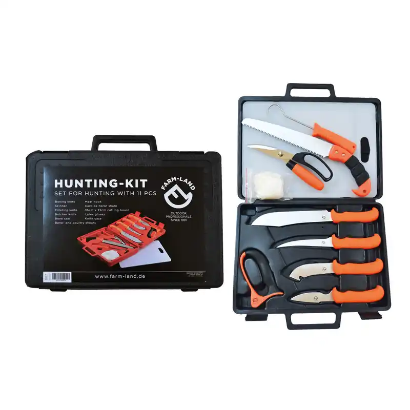 Farm Land Hunting - Kit Jäger Zerwirk Set inkl. Messer 11-teilig-