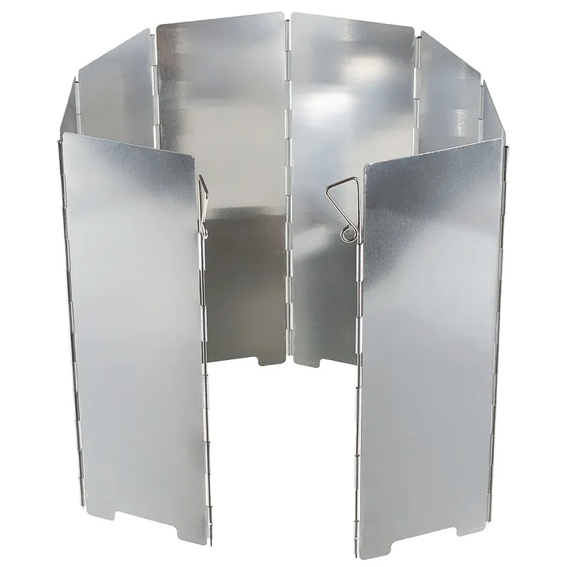 Windschild für Outdoorkocher hohe Standhöhe-