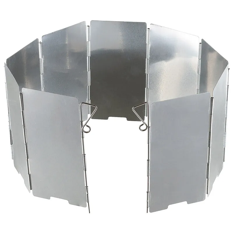 Windschild für Outdoorkocher niedrige Standhöhe-