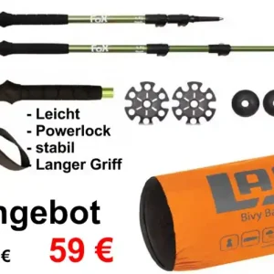Tourenstock Trekking Sicherheitsset-