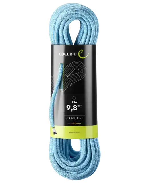 Edelrid BOA 9.8 mm Dynamisches Kletterseil blau-