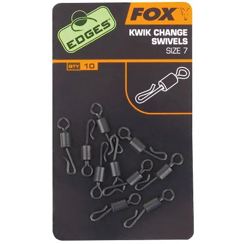 Fox Edges Kwik Change Swivels Size 7 x 10