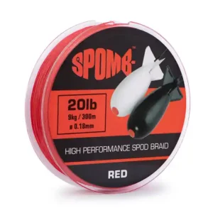 Spomb Braid Red 20lb 0,18mm (9kg) 300m