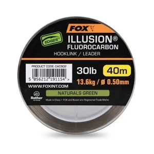 Fox Edges Illusion Fluorocarbon Naturals Green 40m
