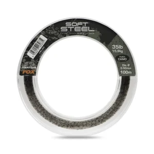 Fox Soft Steel Fleck Camo Leader