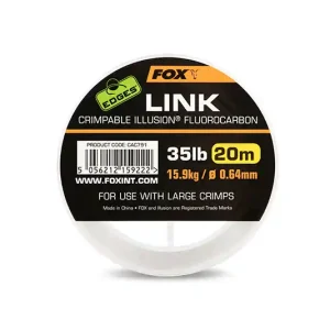 Fox Edges Link Crimpable Fluorocarbon 20m