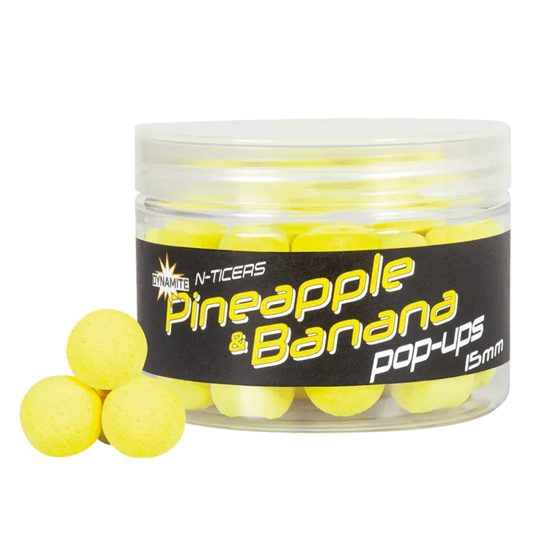 Dynamite Baits N-Ticers Pineapple & Banana Pop-Up