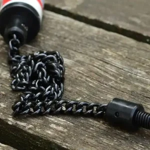Solar Tackle 5" Black Stainless chain plastic ended