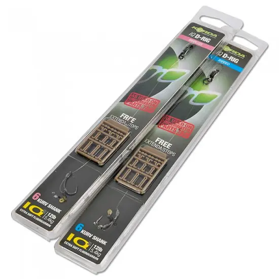 Korda IQ D-Rig Barbed Kurv Shank