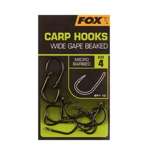 Fox Carp Hook Wide Gape Beaked