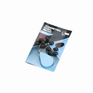 Nash Tackle Tungsten Oval Bead 6mm