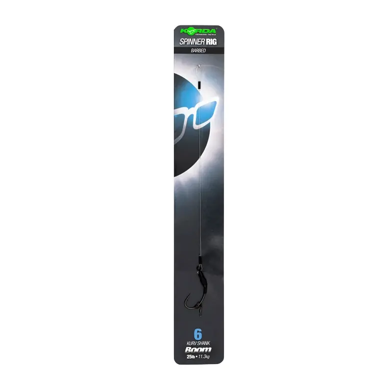 Korda Spinner Rig 7" Boom Barbless Kurv