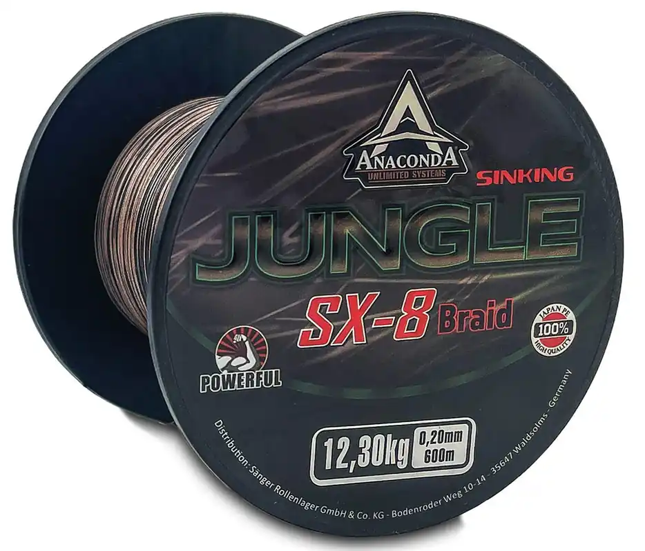 Anaconda Jungle SX-8 Braid Sinking 600m