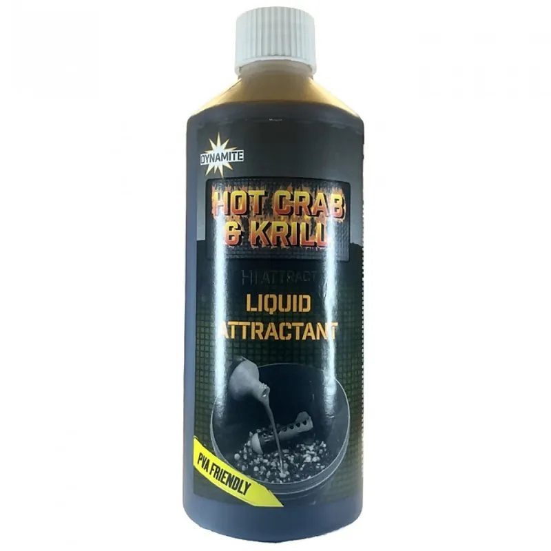 Dynamite Baits Hot Crab & Krill Liquid 500ml