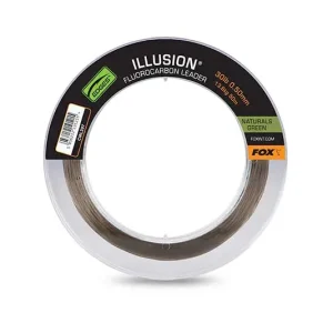 Fox Illusion Fluorocarbon Leader Naturals Green 50m