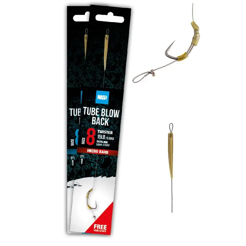 Nash Tackle Tube Blow Back Rig Barbed