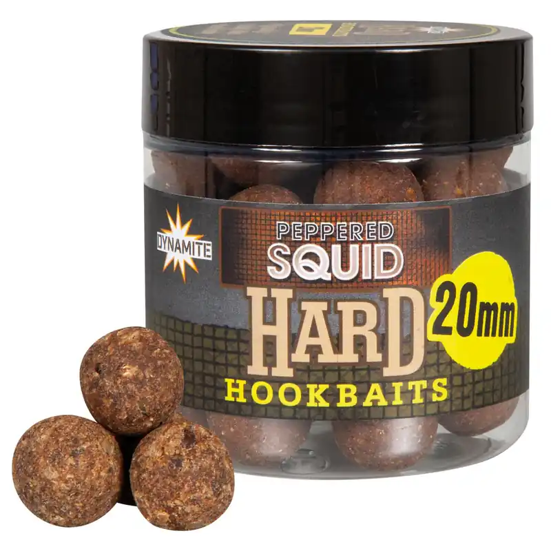 Dynamite Baits Peppered Squid Hard Hookbaits 20mm