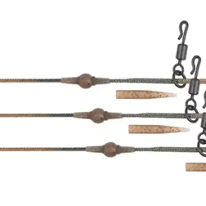 Fox Edges Camo Heli-Clip Rigs Leadcore 50lb 3pcs