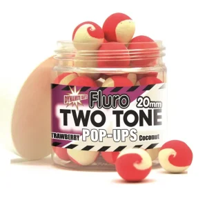 Dynamite Baits Fluro Two Tone Pop Up's Strawberry & Coco