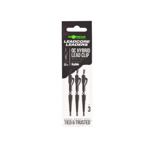 Korda Kable Leadcore Leader QC Swivel 50cm