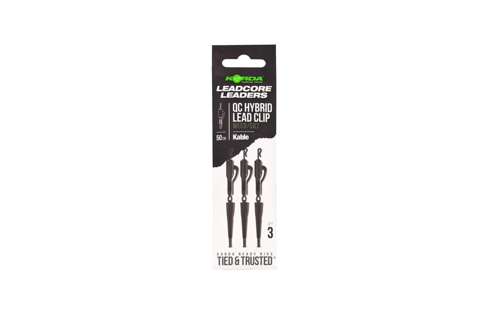Korda Kable Leadcore Leader QC Swivel 50cm