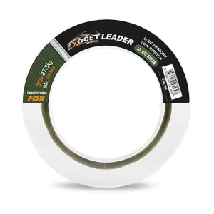 Fox Exocet Pro Low Vis Green Leader 80m 60lb 27,3kg 0,70mm