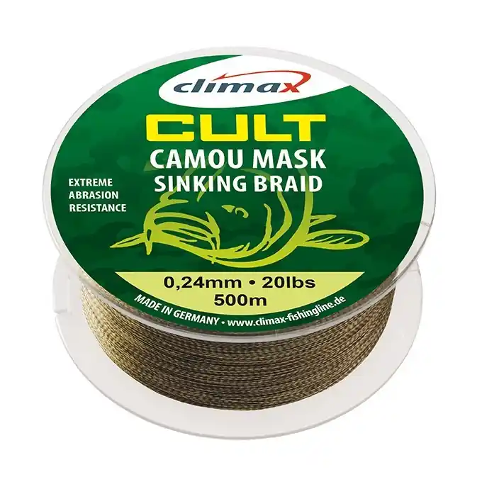 Climax Cult Camou Mask Sinking Braid 3000m