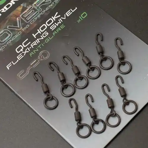 Gardner Covert QC Flexi Ring Swivels Size 12 Anti Glare