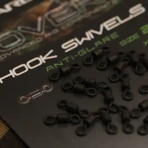 Gardner Covert Hook Swivels Size 20 Anti Glare