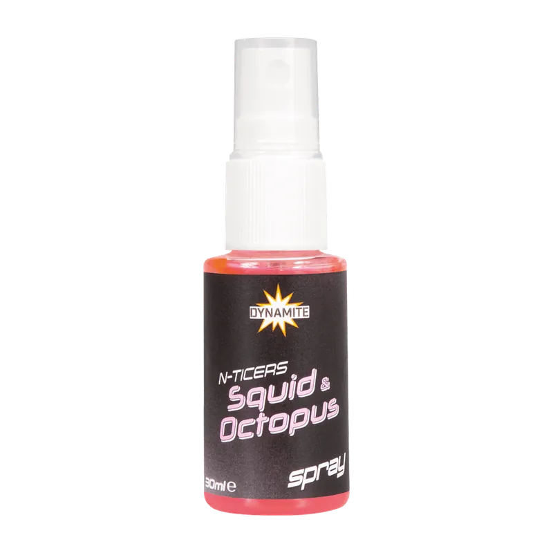 Dynamite Baits N-Ticers Squid & Octopus Spray 30ml