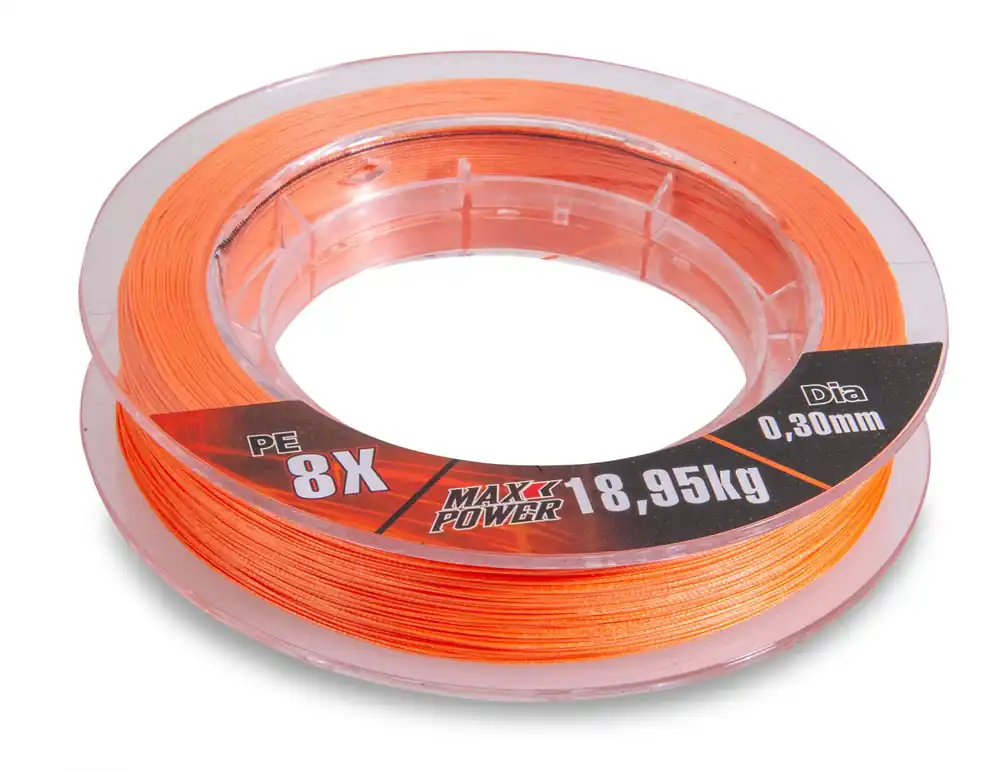 Anaconda Jungle Orange Sinking Braid 300m