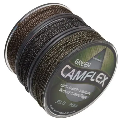 Gardner Camflex Leadcore Camo Brown Fleck 20m