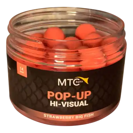 MTC Baits Pop-Up Hi-Visual Strawberry Big Fish