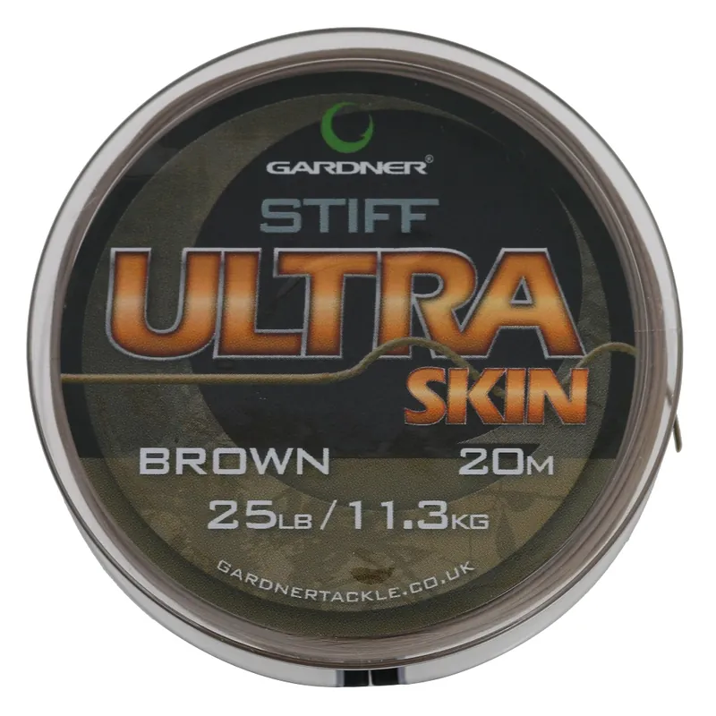 Gardner Stiff Ultra Skin 25lb 11.3kg Brown 20m