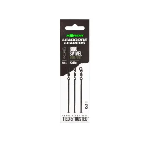 Korda Kable Leadcore Leader Ring Swivel 50cm
