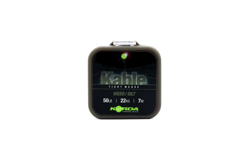 Korda Kable Tight Weave 7m Weed/Slit