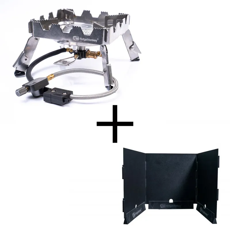 RidgeMonkey Quad Stove Pro XMAS Bundle