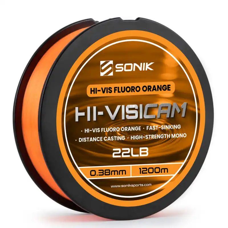 Sonik Hi-Visicam Monofilament Orange 1200m