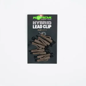 Korda Hybrid Lead Clips Clay