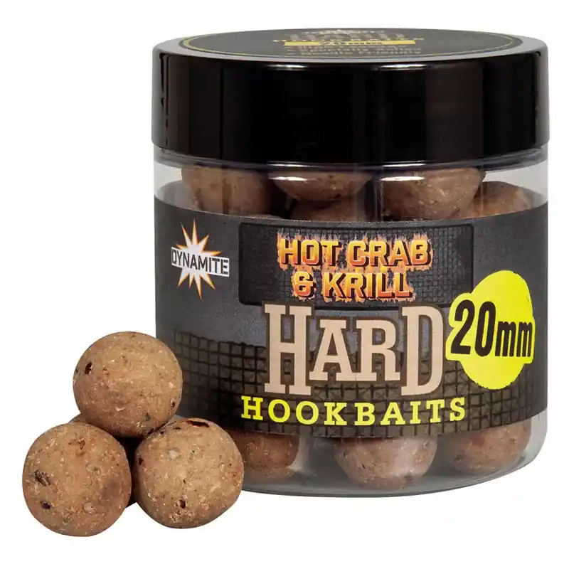 Dynamite Baits Hot Crab & Krill Hard Hookbaits 20mm