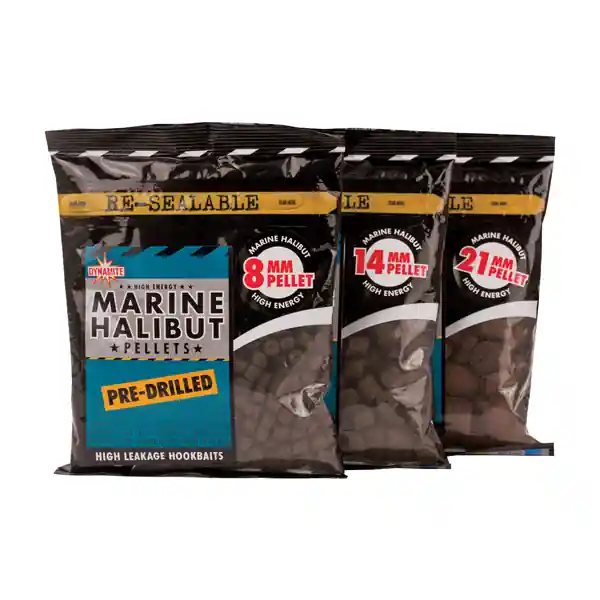 Dynamite Baits Marine Halibut Pre-Drilled Pellets
