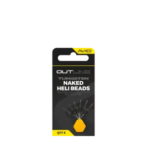 Avid Carp Outline Tungsten Naked Heli Beads