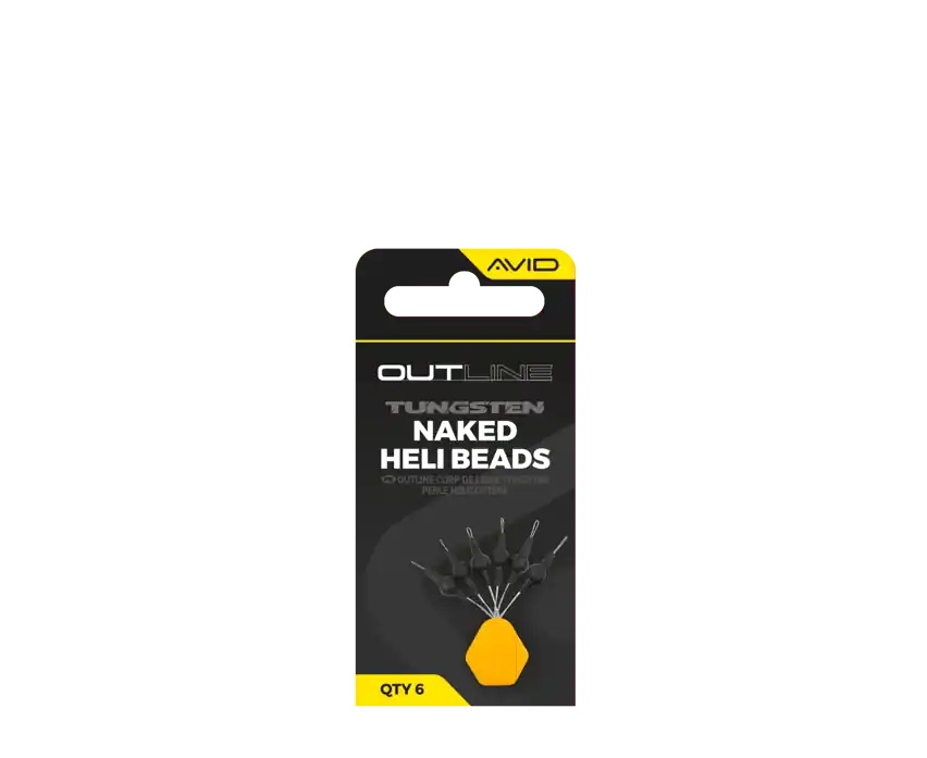 Avid Carp Outline Tungsten Naked Heli Beads