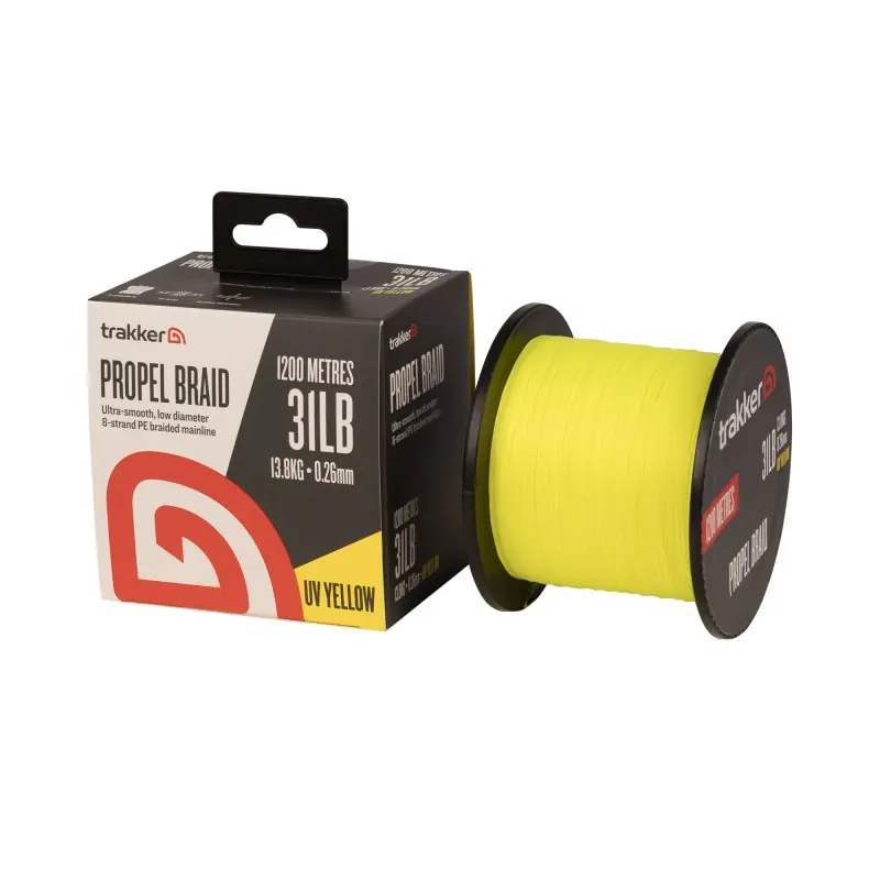 Trakker Propel Braid UV Yellow 1200m 0,26mm 13,8kg
