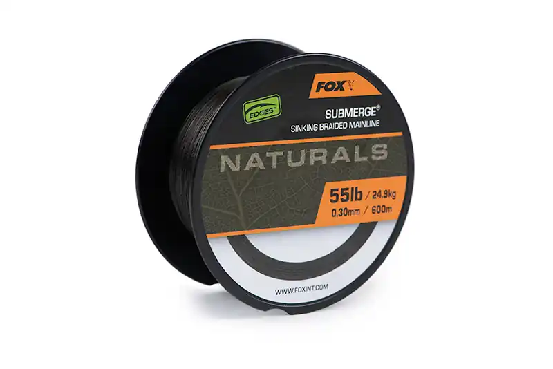 Fox Submerge Naturals Braid 600m 0,38mm 65lb 29,5kg