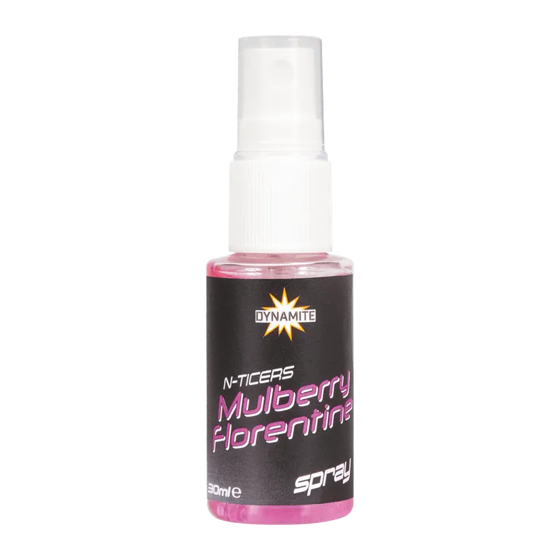 Dynamite Baits N-Ticers Mulberry Florentine Spray 30ml